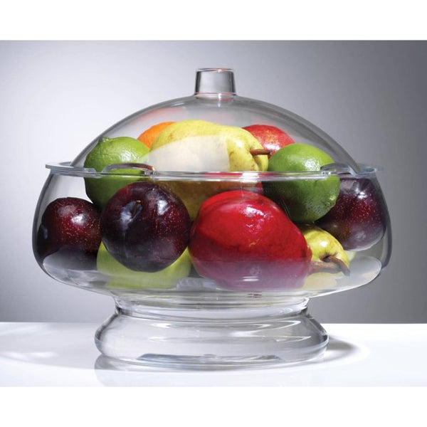 ACRYLIC 11D 6-PIECE ICE CHILLED SERVING SET/SALAD BOWL