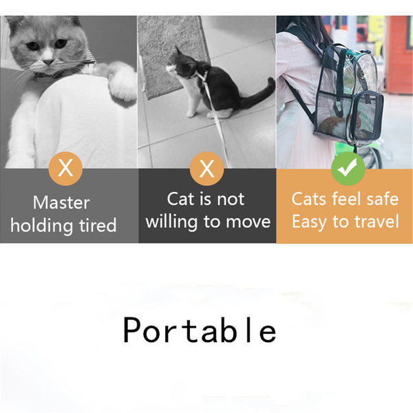 Pet Transparent Cat Backpack