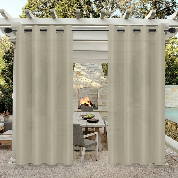 Outdoor Curtains for Patio Waterproof Cabana