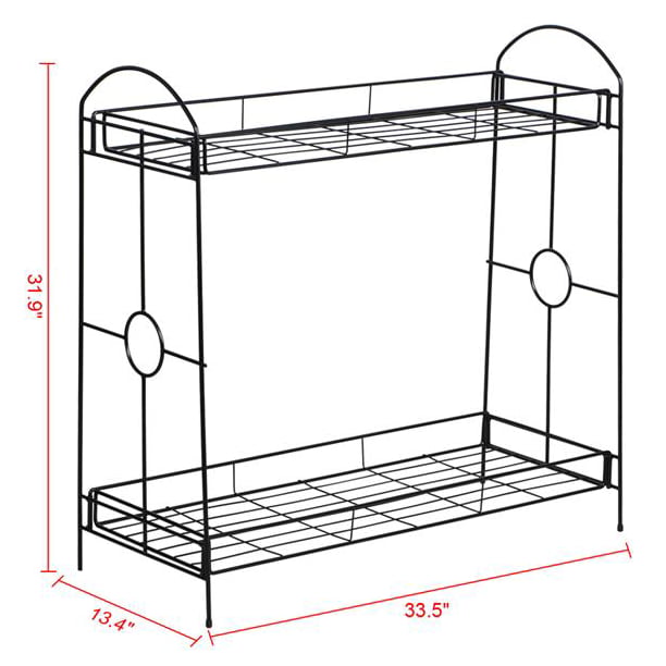 2-Tier Metal Plant Stand