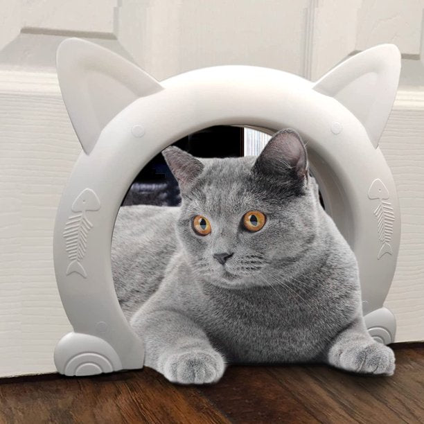 Cat door outlet for interior wall