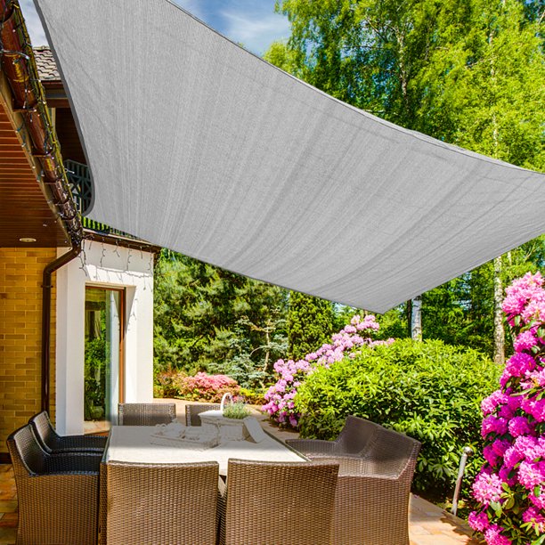 8'x 10' Rectangle Sun Shade Sail Canopy