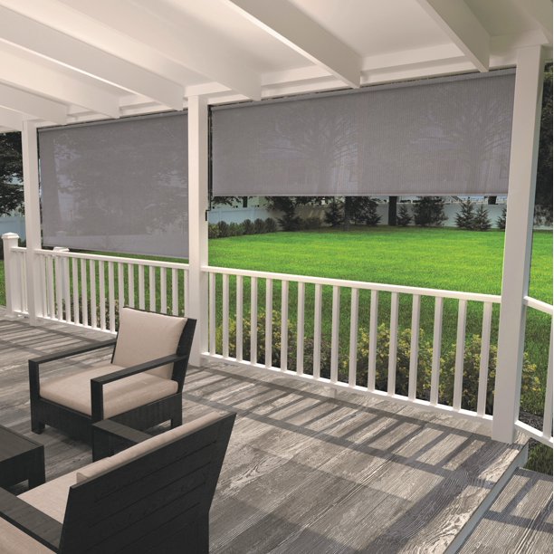 Wand Operated Outdoor Roller Shade