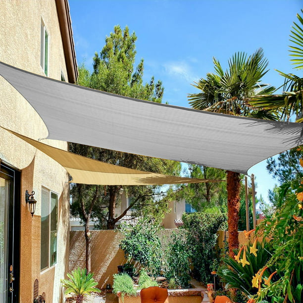 8'x 10' Rectangle Sun Shade Sail Canopy