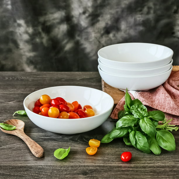 Porcelain Round Pasta Serve Bowls